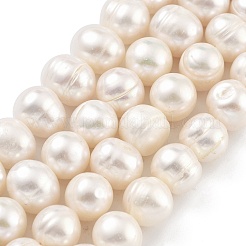 Brins de perles de culture d'eau douce naturelles&nbsp;PEAR-C003-14F