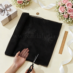2 mètre de tissu gaze polyester à motif feux d'artifice&nbsp;DIY-WH0308-944A