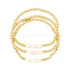 3 Stück Süßwasserperlen-Armband-Sets&nbsp;EH2658
