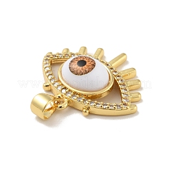Colgante micropavé cubic zirconia de latón&nbsp;KK-B059-41G-A