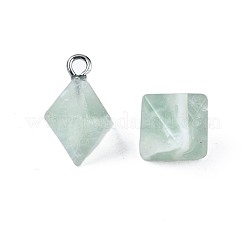 Pendentifs en aventurine vert naturel&nbsp;G-N326-102