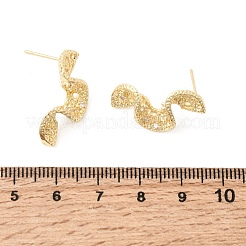 Risultati di orecchini a bottone in ottone micro pavé di zirconi chiari&nbsp;KK-B179-12G