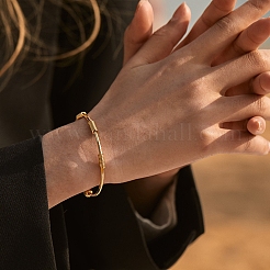 Bracelets manchette en laiton&nbsp;BJEW-P305-01G