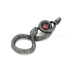 Anhänger aus chirurgischem Edelstahl 316 mit Mikropflaster und Zirkonia&nbsp;STAS-D304-03AS