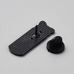 Katze schwarze Emaille Pins&nbsp;JEWB-CJC0013-04