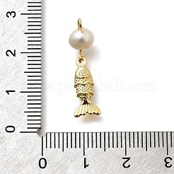 Ottone micro spianare pendenti zirconi&nbsp;KK-Z093-29G