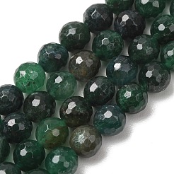 Fili di perline fuchsite naturali&nbsp;GG-CBADA9D-A01-8mm