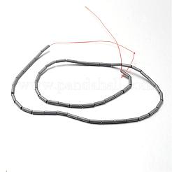 Non magnetici fili di perline di ematite sintetico&nbsp;G-F300-37B-F09