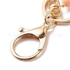 Handgefertigter Schlüsselanhänger aus Fimo und Legierungs-Emaille-Anhängern&nbsp;KEYC-JKC00337