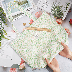 Tragetaschen aus Canvas für Damen mit Blumendruck&nbsp;ABAG-WH20005-06