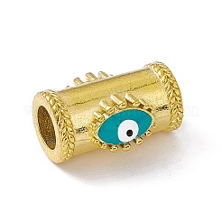 304 Edelstahl Emaille Europäische Perlen&nbsp;STAS-E179-13G