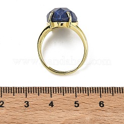 Anillos abiertos de puño de latón&nbsp;RJEW-D347-04G-14