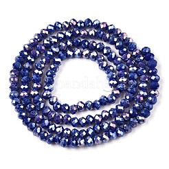 FilI di perline in vetro placcato&nbsp;EGLA-A044-P2mm-B07