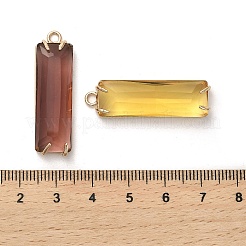 Glas mit goldenen Messinganhängern&nbsp;GLAA-G111-12G