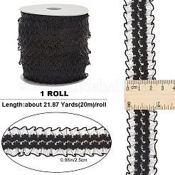 1 rotolo di pizzo elastico in nylon lavorato a maglia&nbsp;OCOR-GF0003-72B
