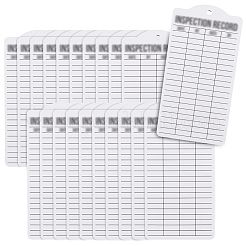 Doppelseitige Etiketten aus Papier für Sicherheitsaufzeichnungen zur täglichen Inspektion mit Loch zum Aufhängen&nbsp;LS-DIY-WH0723-033B
