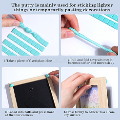 4 Stück wiederverwendbare Nailart-Knetmasse in 4 Farben&nbsp;MRMJ-CP0001-23