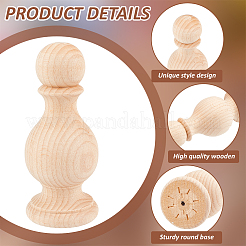 Kopfstütze aus Buchenholz&nbsp;WOOD-WH0124-126A