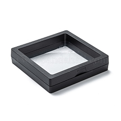 Boîte d'affichage de bijoux de suspension de film mince de pe transparent carré&nbsp;CON-D009-01A-03