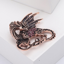 Spille di strass drago&nbsp;PW-WG14714-01
