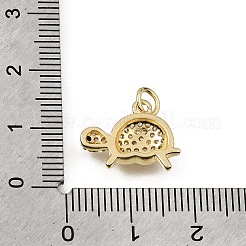 Pendenti in zirconi neri con micro pavè di ottone&nbsp;CU-L001-10G-04