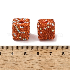 Perline di strass in argilla polimerica a forma di cubo&nbsp;CLAY-NH0001-08E