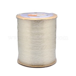Elastic Crystal Thread, DIY Jewelry Beading Stretch Cord Findings, Clear, 0.7mm, 500m/roll