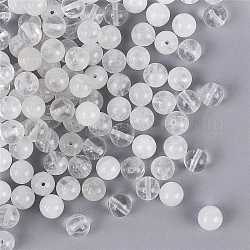 OLYCRAFT 94pcs 8mm Natural Clear Quartz Beads White Crystal Bead Strands Round Loose Gemstone Beads Energy Stone for Bracelet Necklace Jewelry Making
