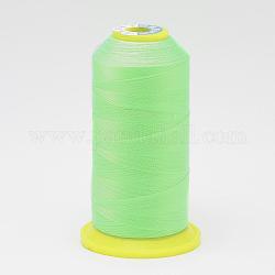 Hilo de coser de nylon, verde claro, 0.6mm, aproximamente 300 m / rollo