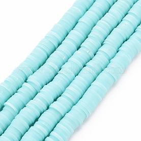Handmade Polymer Clay Bead Strands, Heishi Beads, for DIY Jewelry Crafts  Supplies, Disc/Flat Round, Pale Turquoise, 6x0.5~1mm, Hole: 2mm, about  320~450pcs/strand, 15.35 inch~16.92 inch(39~43cm) Cobeads.com - Yahoo  Shopping