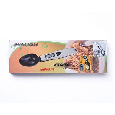 500g/0.1g Mini LCD Digital Measure Kitchen and Lab Gram Electronic Spoon  Weight Scale 