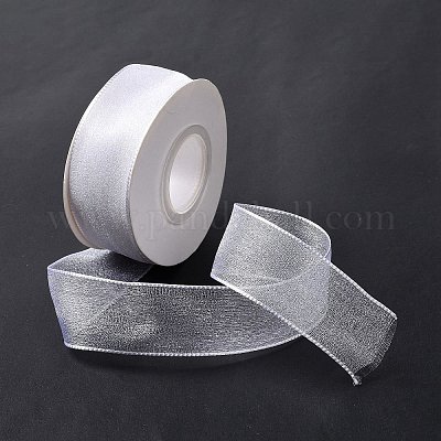 Wholesale 10 Yards Flat Polyester Chiffon Ribbon 