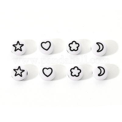 Wholesale Opaque White Acrylic Beads 