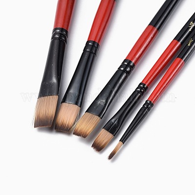 Ebony Splendor Paint Brushes for Acrylic Painting, Watercolor and