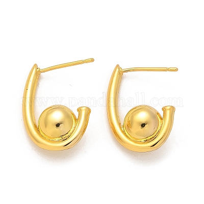 Orecchini in ottone&nbsp;EJEW-Q015-11G-1