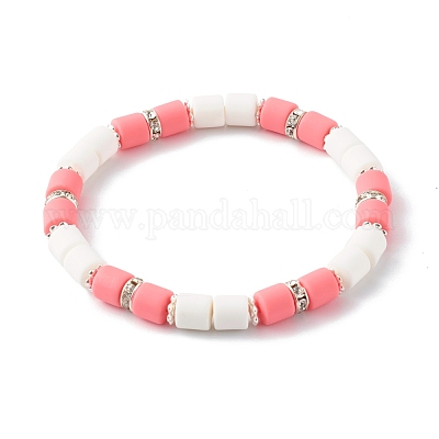 Wholesale Handmade Polymer Clay Beads Stretch Bracelets Sets 