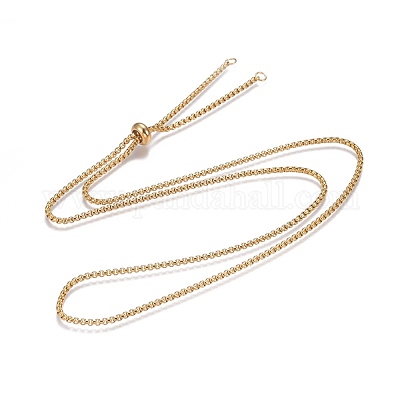 24k Gold Plated Adjustable Slider Necklace