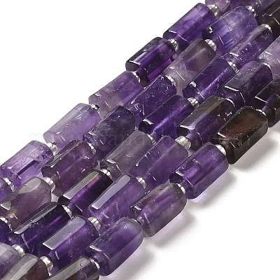 Natürlichen Amethyst Perlen Stränge&nbsp;G-N327-06-18-1