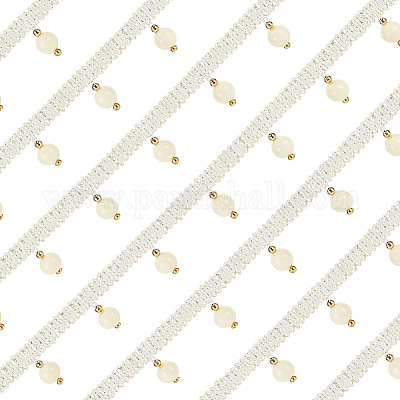 Wholesale Fashion Polyester White String Tassel for Garment