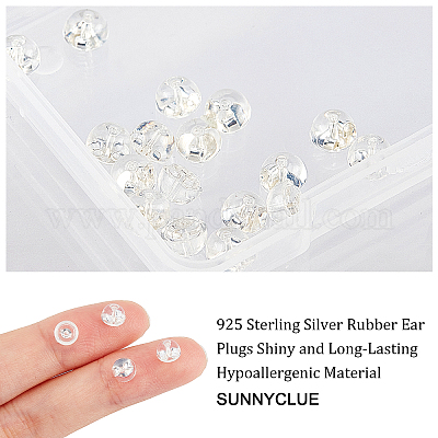 Silicone Earring Backs, Full Cover, 20PCS Clear Earring Backs Replacements,  Hypoallergenic Earring Stoppers, Soft Ear Backings for Studs Hook Earrings