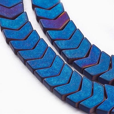 Chapelets de perles en hématite synthétique sans magnétique&nbsp;G-F337-15-M-1