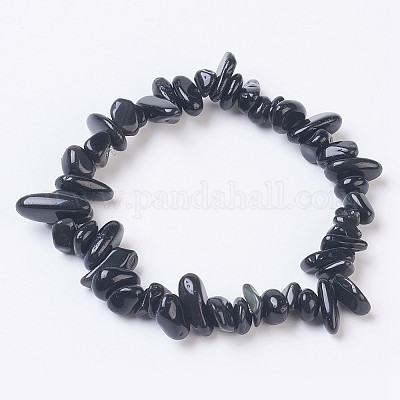 Pulseras naturales del estiramiento de ágata india&nbsp;BJEW-JB03681-04-1