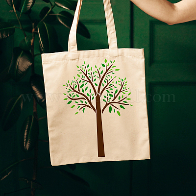 Cotton Tote Shopping Bag Tree of Life Design