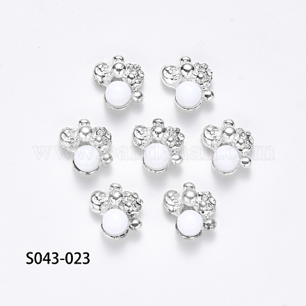 Cabochons Diamante de imitación de la aleación MRMJ-S043-023-1