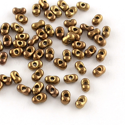 Czech Glass Seed Beads SEED-R014-3x6-P601S-1