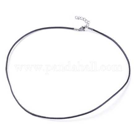 Fabricación de collar de cordón de poliéster NJEW-P227-01P-A-1