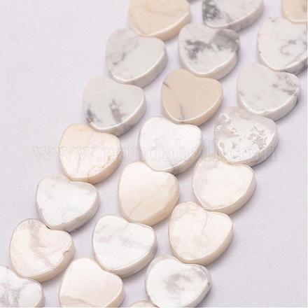 Chapelets de perles de howlite naturelle G-L420-25-10mm-02-1