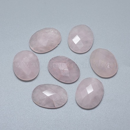 Natural rosa de cabuchones de cuarzo G-F656-11-1