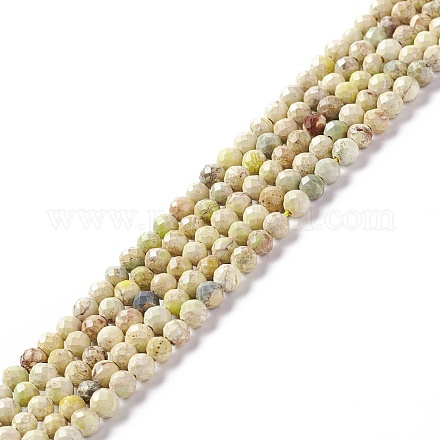 Brins de perles de jaspe impérial naturel G-L578-A07-1