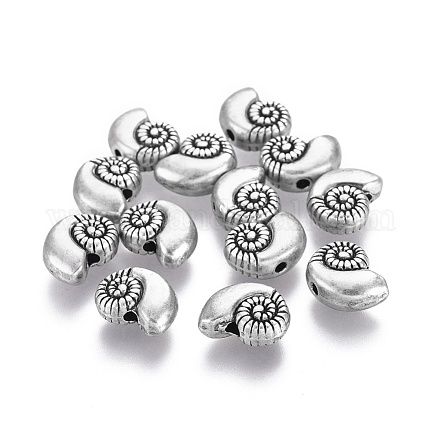 Perles en alliage de style tibétain X-TIBEB-A004-004TAS-NR-1